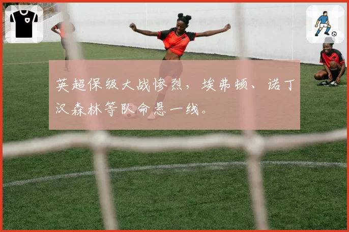 英超保级大战惨烈,埃弗顿、诺丁汉森林等队命悬一线。